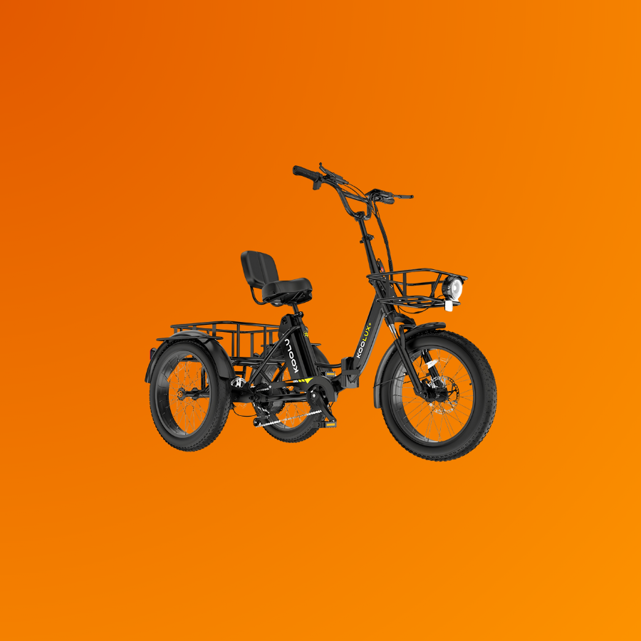 Tricycle électrique X13 VéloMalin — vue trois-quarts avant