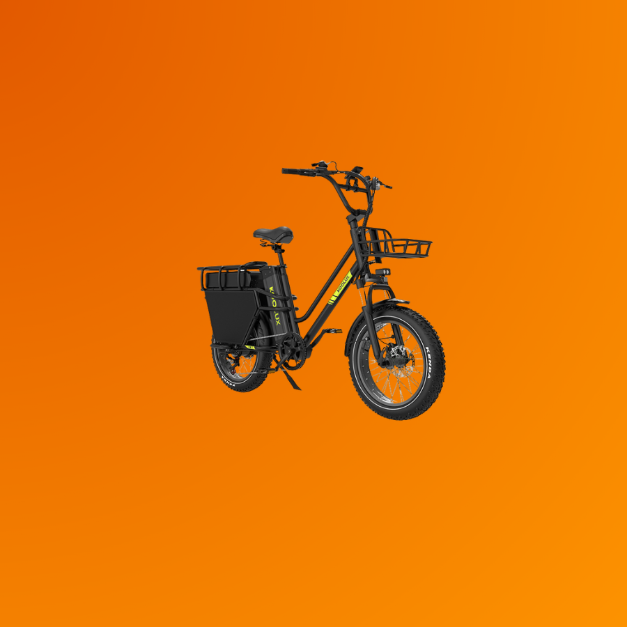 Vélo cargo électrique X8 VéloMalin — vue trois-quarts avant